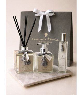 Marmore Kit Difusor e Sabonete Líquido Linha Cubo 350ml e Home Spray 100ml