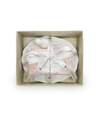 Kit saboneteira  sabonete em barra 150g - CANELA COM PATCHOULI